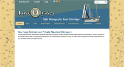 Desktop Screenshot of odysseymarriageretreats.com