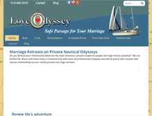 Tablet Screenshot of odysseymarriageretreats.com